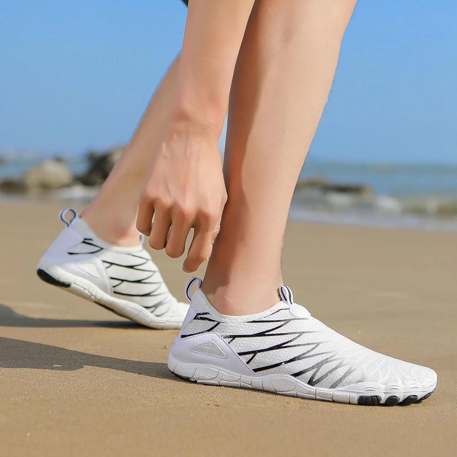 2024 Orthopedic Shoes for Women Woven Slip on Go Walking Shoes Arch Support Breathable Casual Shoes Lightweight