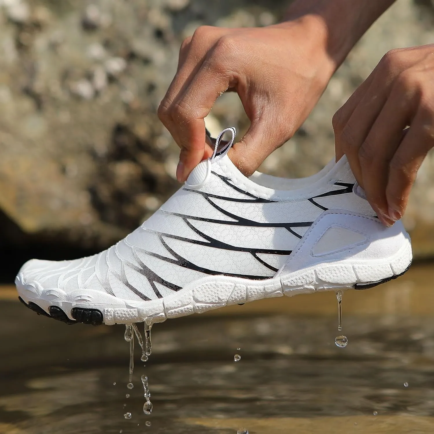 2024 Orthopedic Shoes for Women Woven Slip on Go Walking Shoes Arch Support Breathable Casual Shoes Lightweight