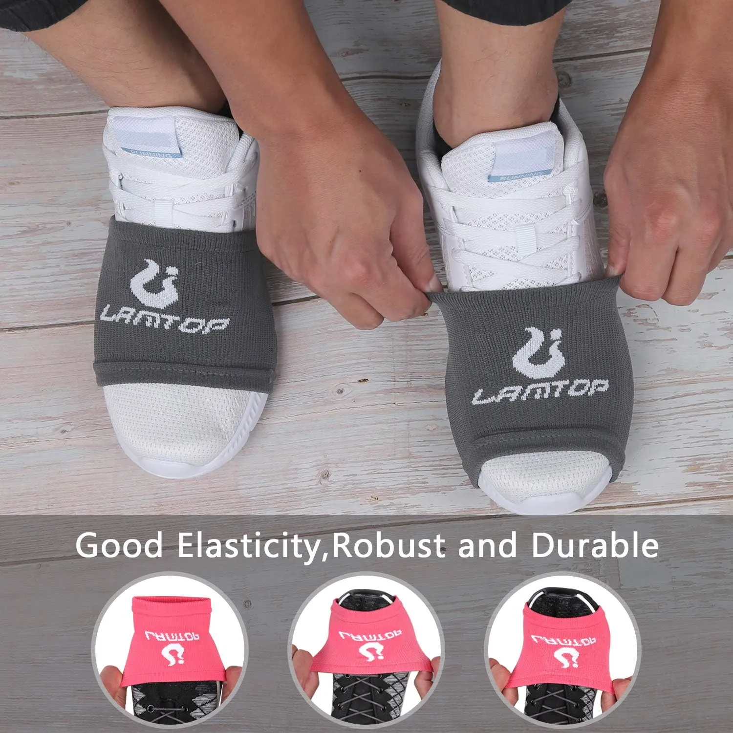 4 Pairs Socks for Dancing on Smooth Floors Over Sneakers,Ballet Socks for Dancing for Pivots and Turns on Wood Floors Protect Knees