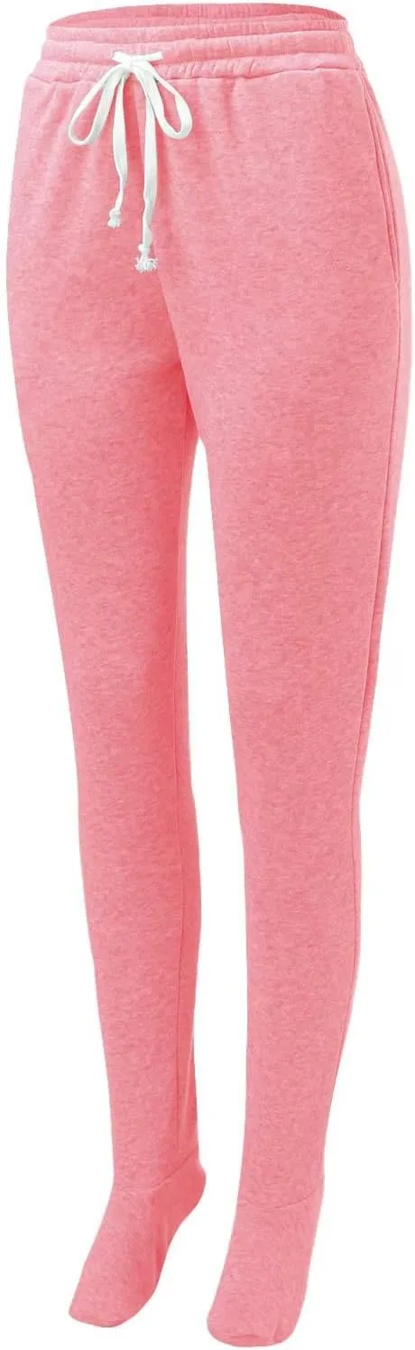 Adult Footed Sweatpants with Sherpa Fleece Lined Feet Soft and Warm Footing S-XXL