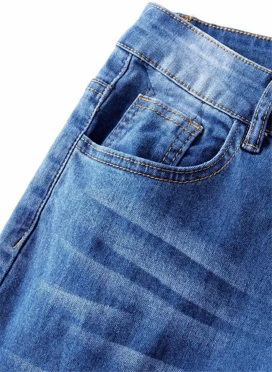 Andongnywell Women's Plus Size High Waist Bootcut Flared Jeans Ladies Bell Bottom Wide Leg Denim Pants Trousers