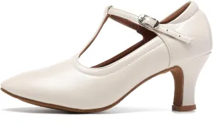 AOQUNFS Women Character Dance Shoes Ballroom Salsa Practice Performance Dancing Shoes,111