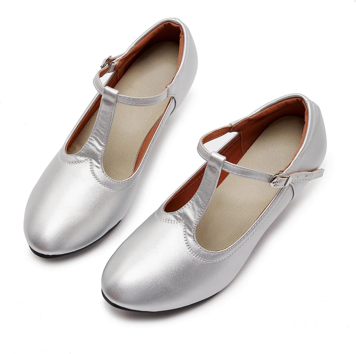 AOQUNFS Women Character Dance Shoes Ballroom Salsa Practice Performance Dancing Shoes,111