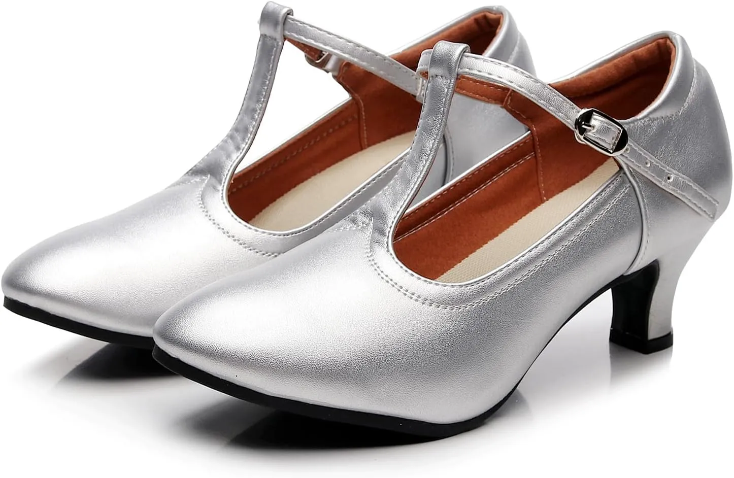 AOQUNFS Women Character Dance Shoes Ballroom Salsa Practice Performance Dancing Shoes,111