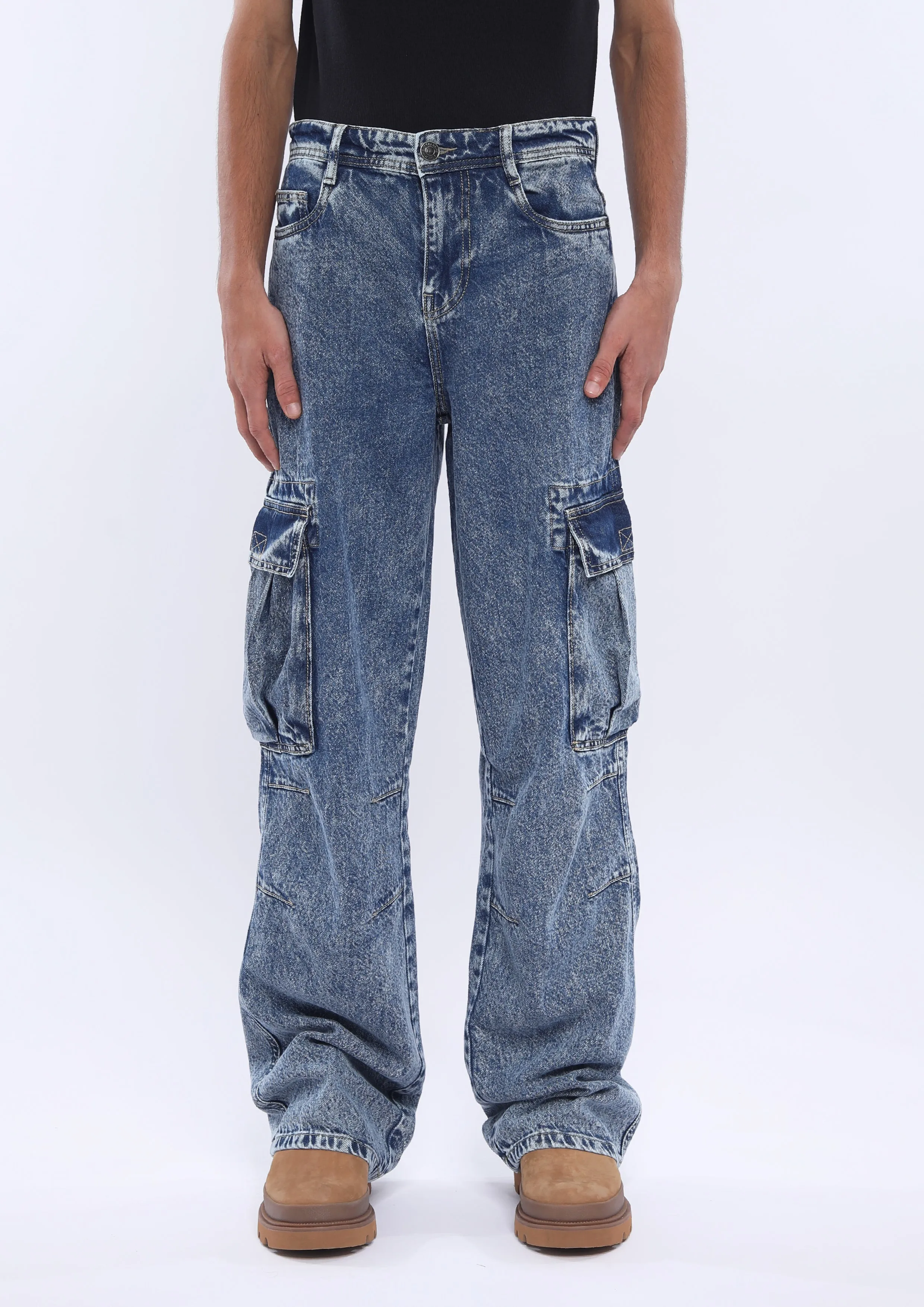 Arlo - Loose Cargo Jean - Dark Blue
