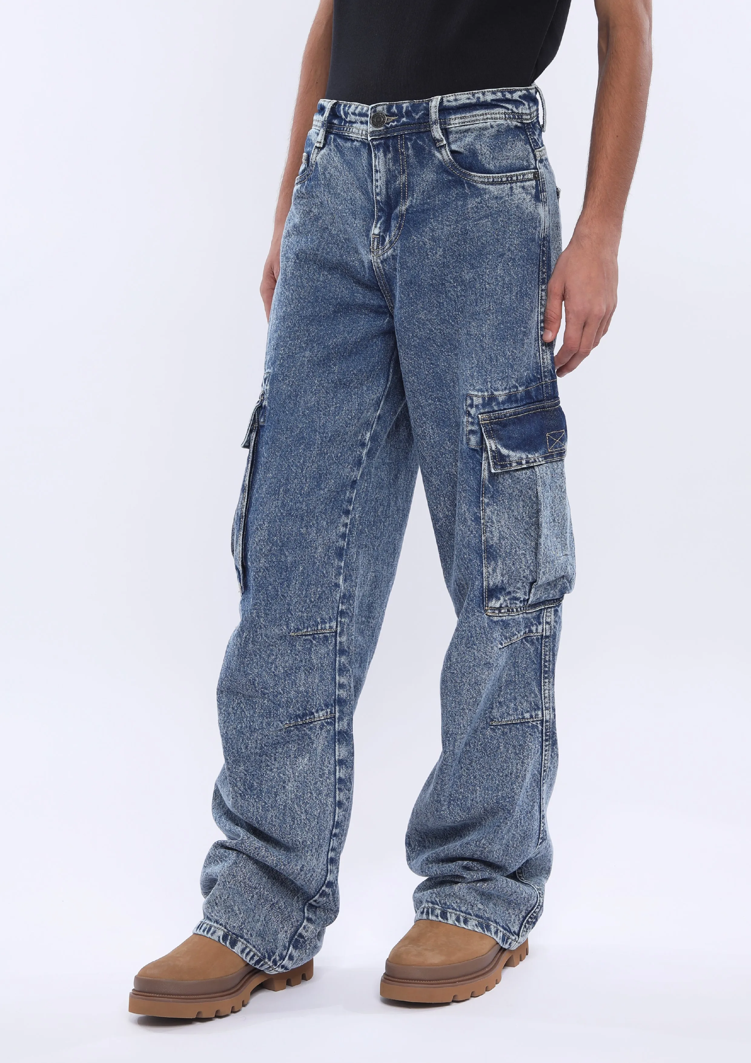 Arlo - Loose Cargo Jean - Dark Blue