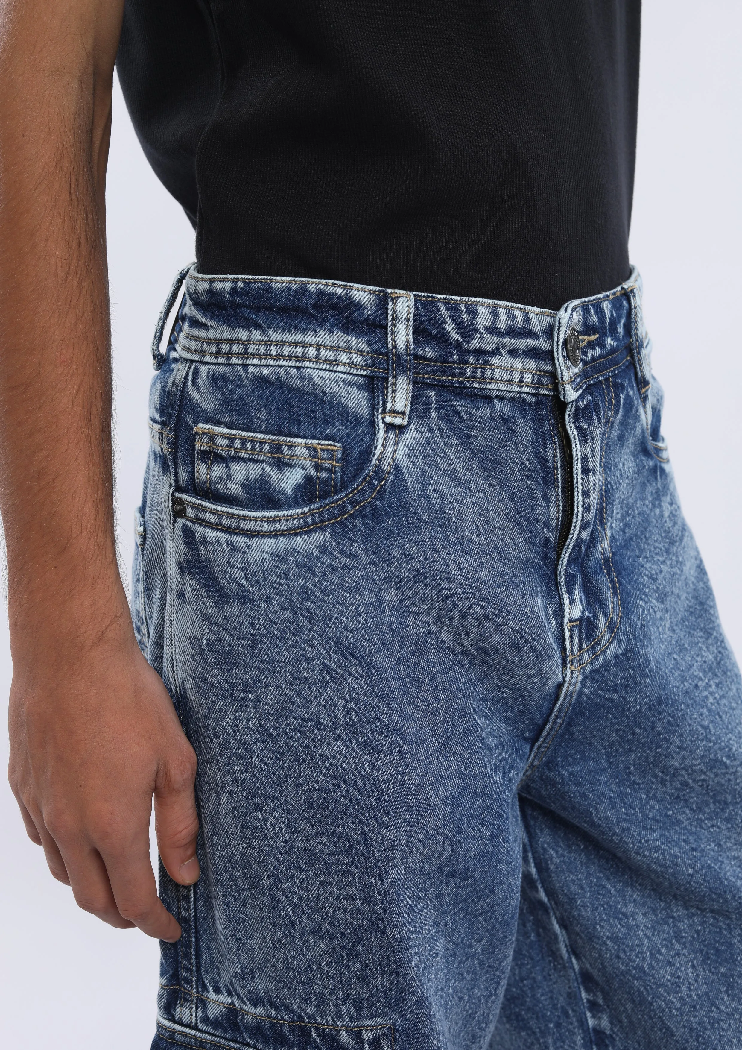 Arlo - Loose Cargo Jean - Dark Blue
