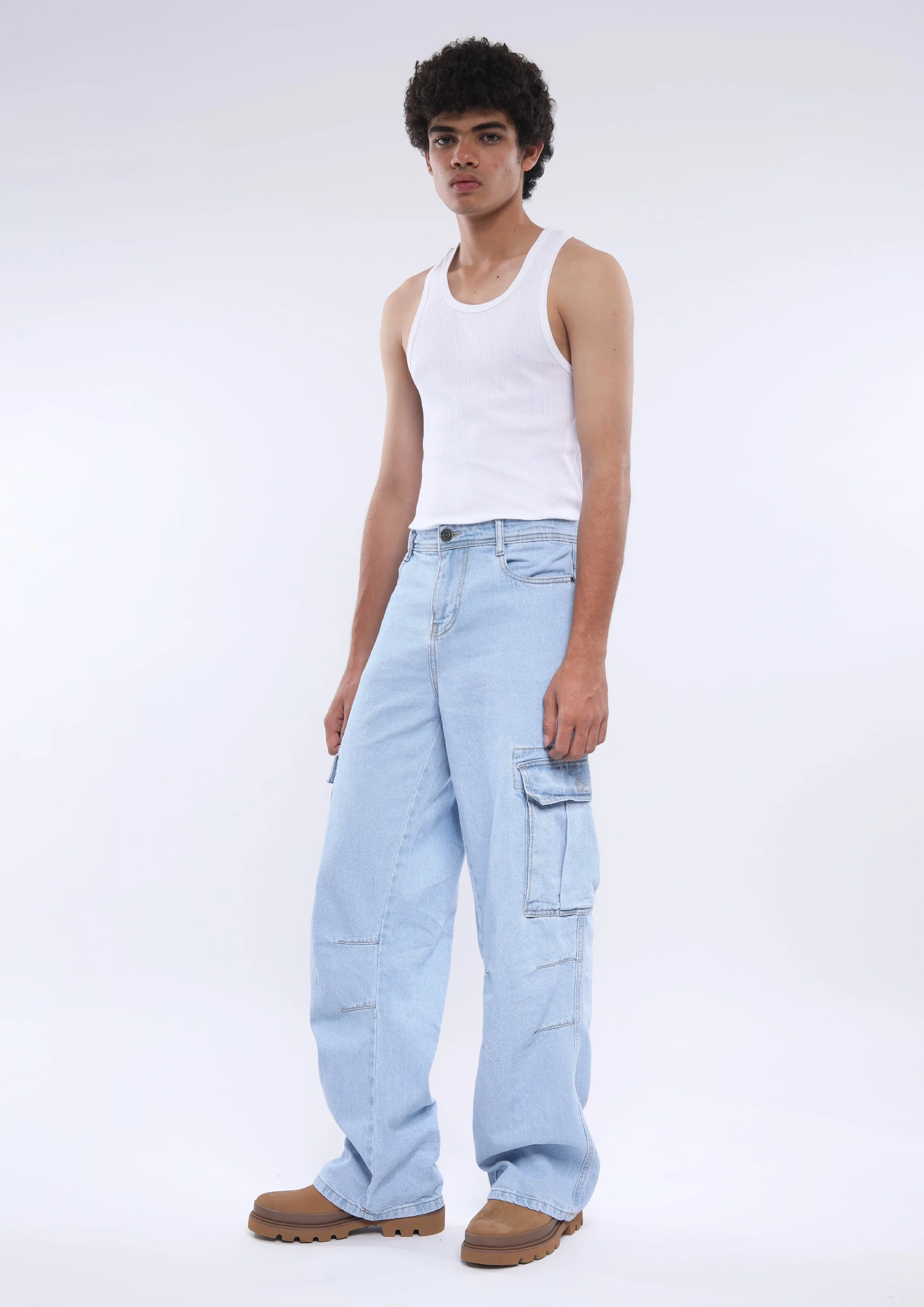 Arlo - Loose Cargo Jean - Light Blue