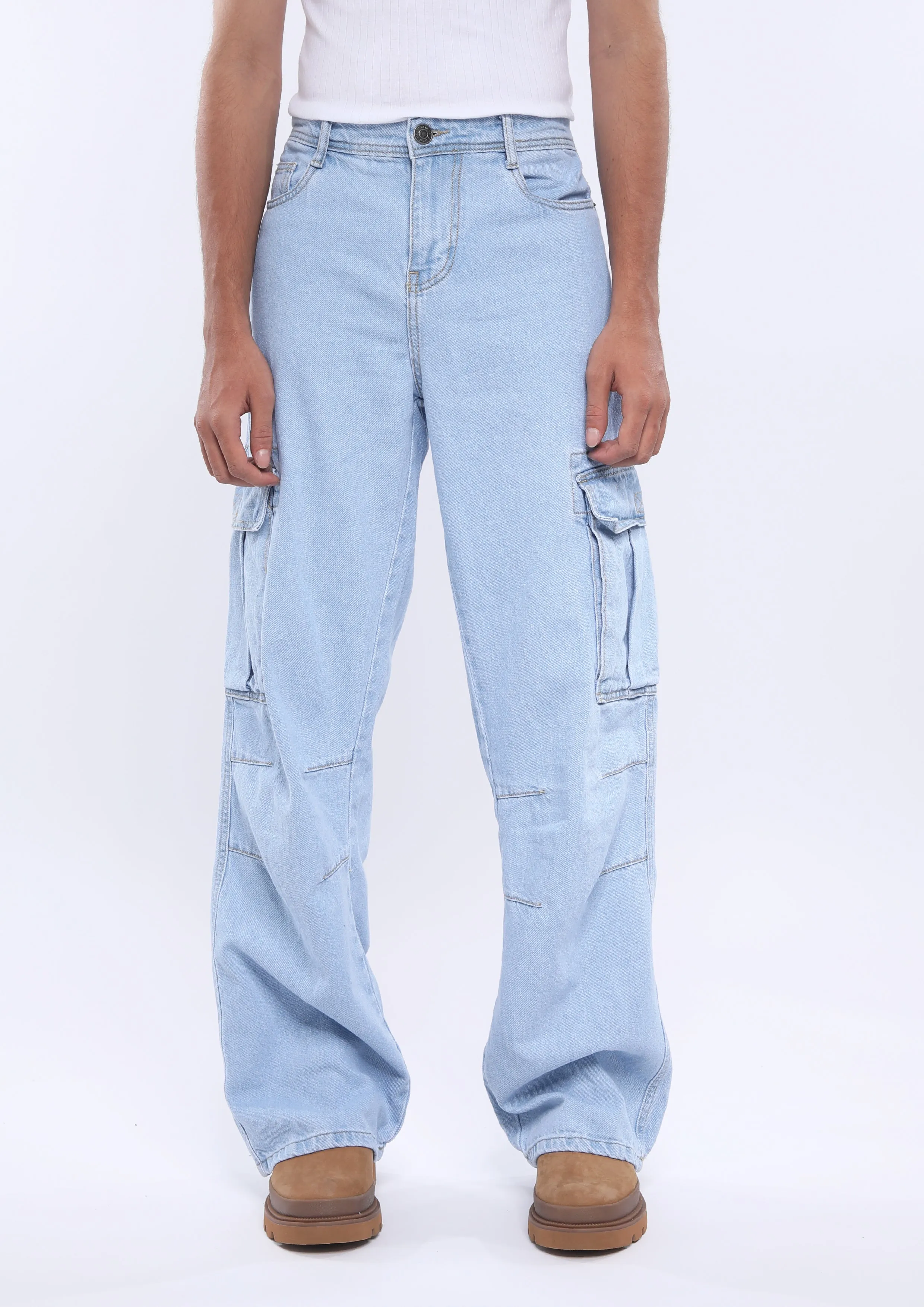 Arlo - Loose Cargo Jean - Light Blue