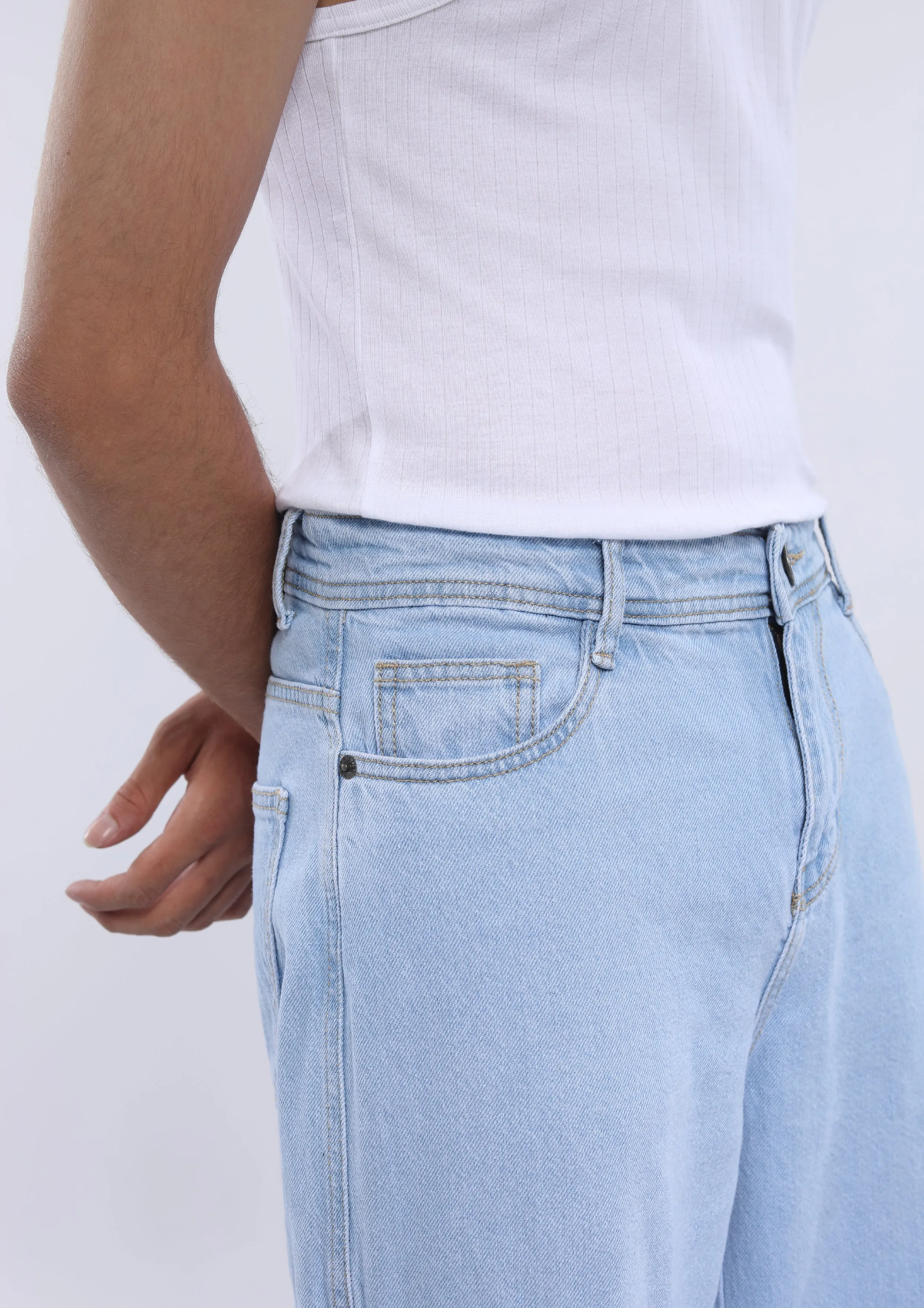 Arlo - Loose Cargo Jean - Light Blue