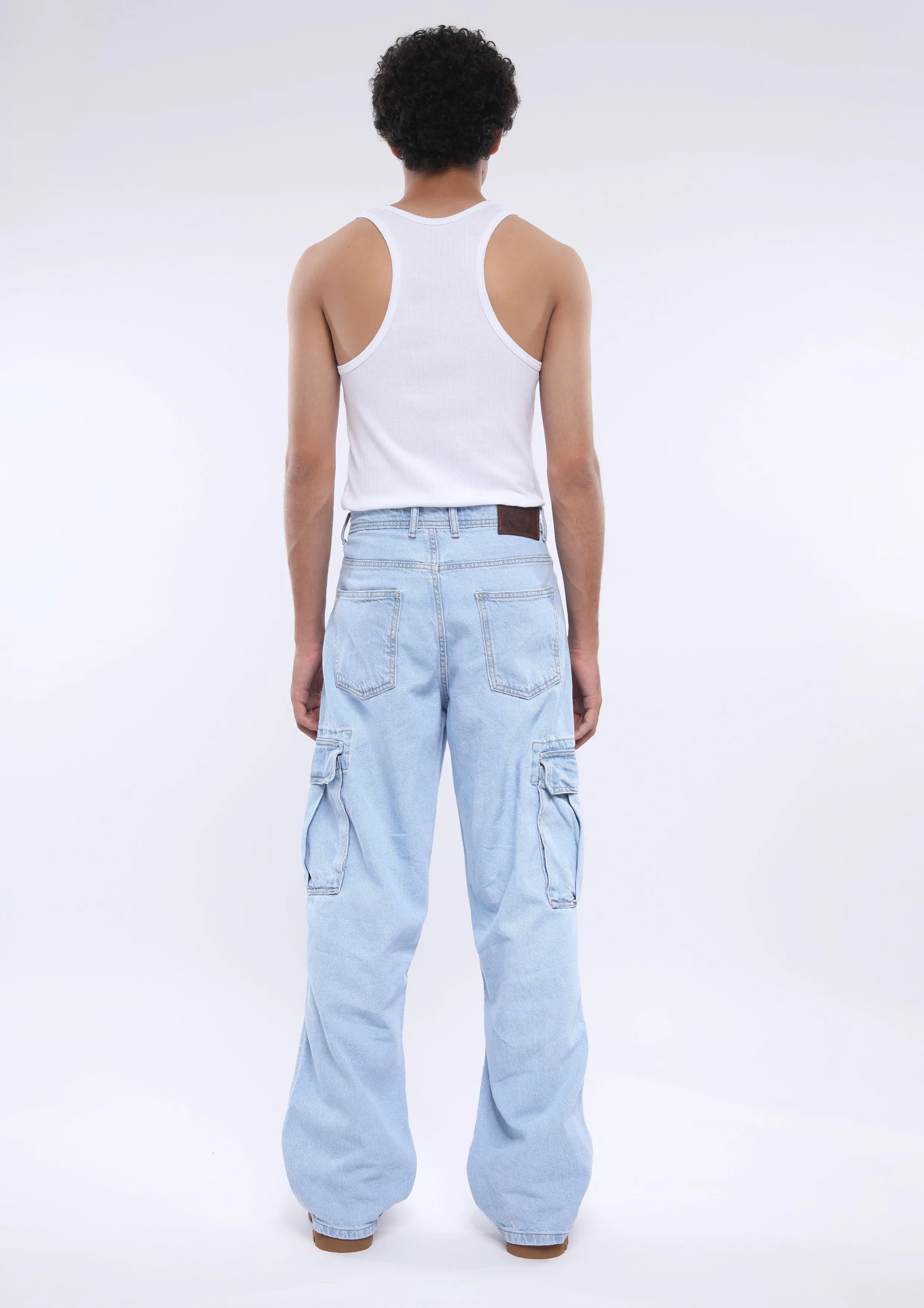 Arlo - Loose Cargo Jean - Light Blue