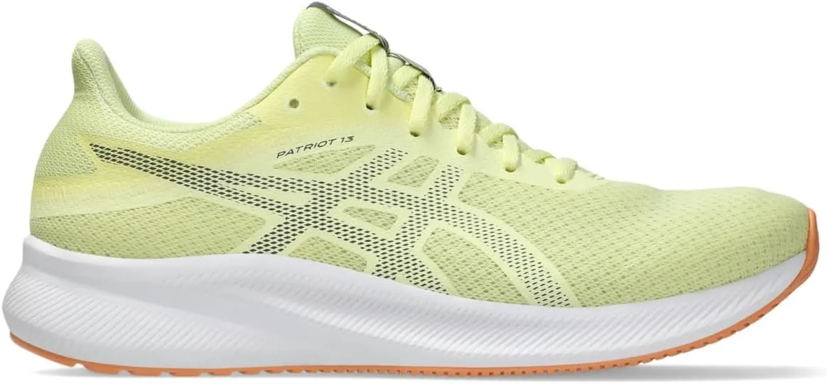 Asics Men's Patriot 13 Running Shoes, 14, Huddle Yellow/Metropolis