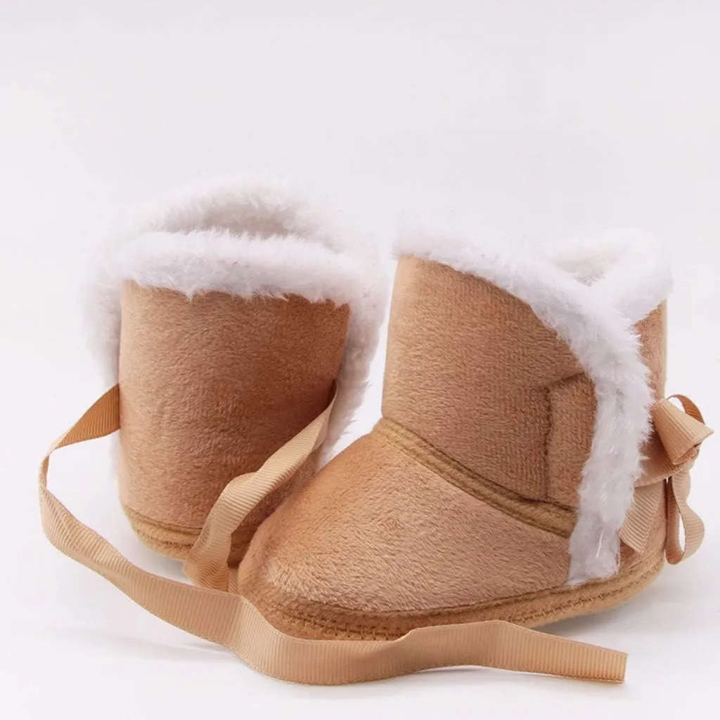 Baby Girl Shoes Prewalker Baby Snow Warm Girls Winter Toddler Infant Boys Shoes -Slip Boots Baby Shoes Cute