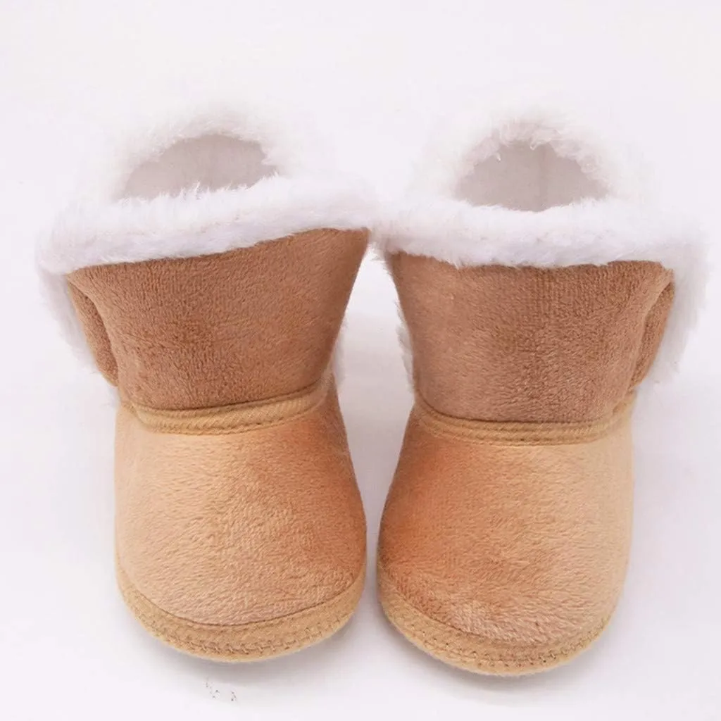 Baby Girl Shoes Prewalker Baby Snow Warm Girls Winter Toddler Infant Boys Shoes -Slip Boots Baby Shoes Cute