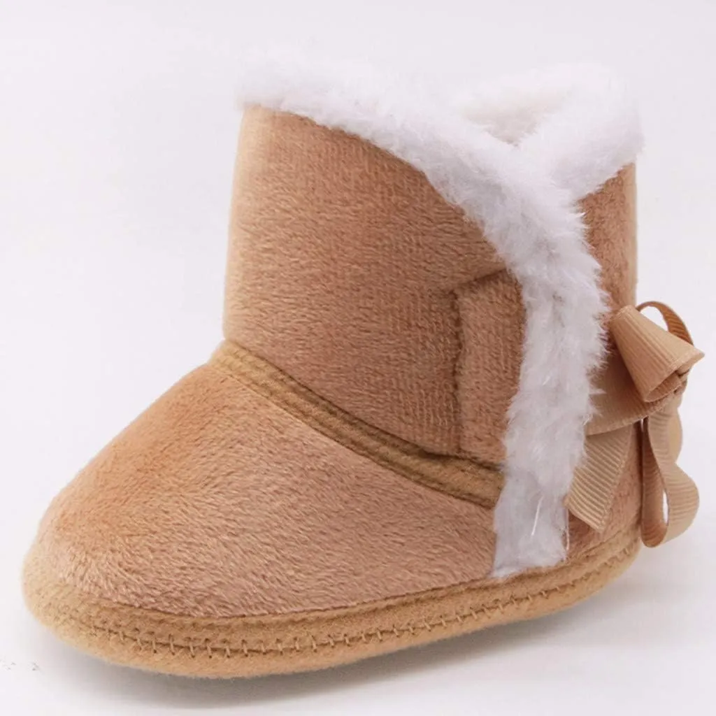 Baby Girl Shoes Prewalker Baby Snow Warm Girls Winter Toddler Infant Boys Shoes -Slip Boots Baby Shoes Cute