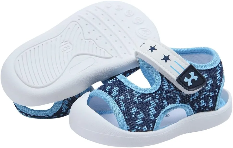 Baby Summer Sandals Breathable Mesh Rubber Sole Non-Slip Outdoor Shoes for Boys and Girls 9-30 Months