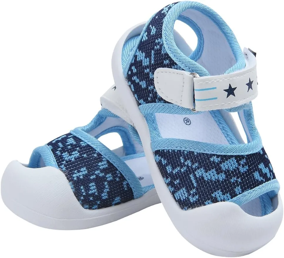 Baby Summer Sandals Breathable Mesh Rubber Sole Non-Slip Outdoor Shoes for Boys and Girls 9-30 Months