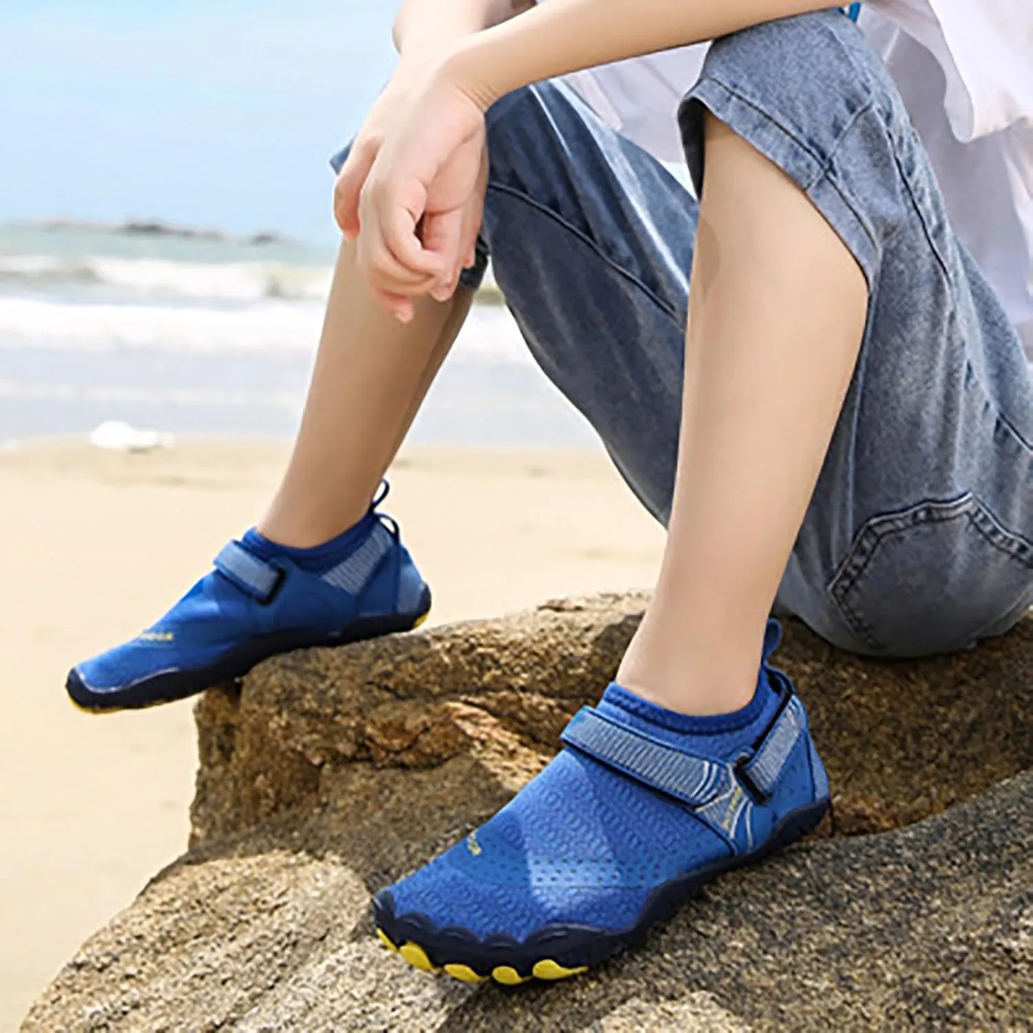 Barefoot Aqua Shoes for Women Men Quick Dry Water Shoes Beach Swim Pool Surf Yoga Hiking Lightweight Non Slip Outdoor Sports