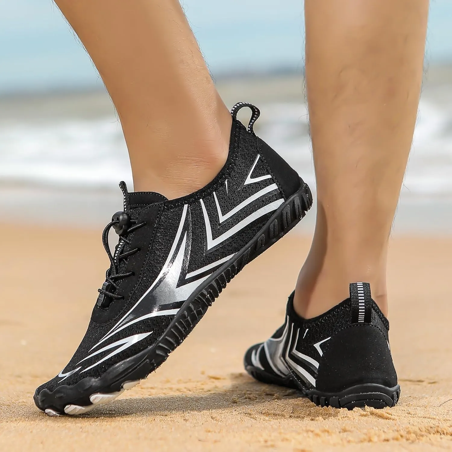 Barefoot Shoes Men Women Wide Toe Box Comfortable Pro Barefoot Shoes Slip On Lightweight Flat Sneakers Quick-Dry Swim Beach Athletic Shoe Grounded Comfort Wear