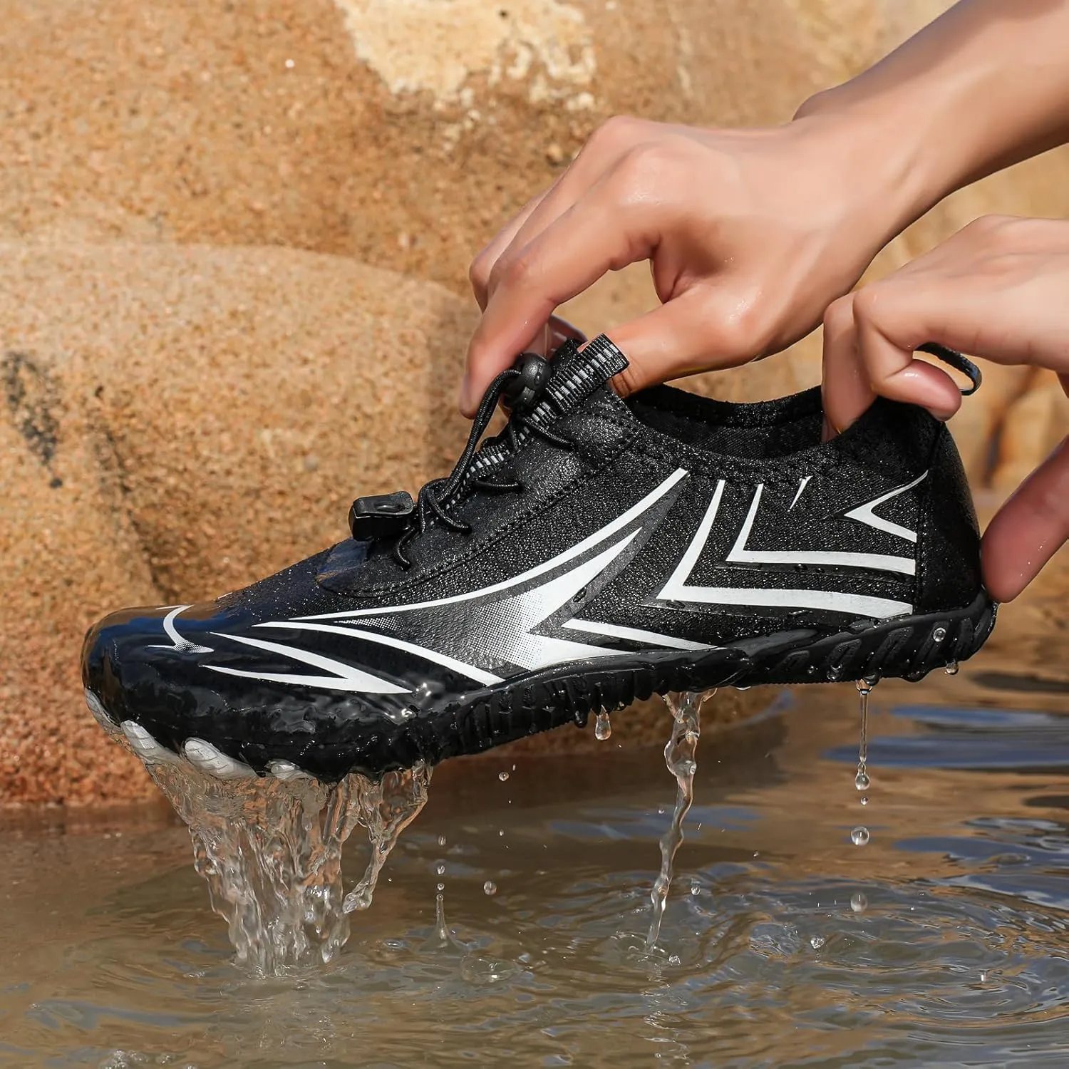 Barefoot Shoes Men Women Wide Toe Box Comfortable Pro Barefoot Shoes Slip On Lightweight Flat Sneakers Quick-Dry Swim Beach Athletic Shoe Grounded Comfort Wear
