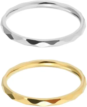 BESPORTBLE Decorative Finger Jewelry Chic Finger Decors Couple Finger Jewelry Romantic Rings Titanium Steel