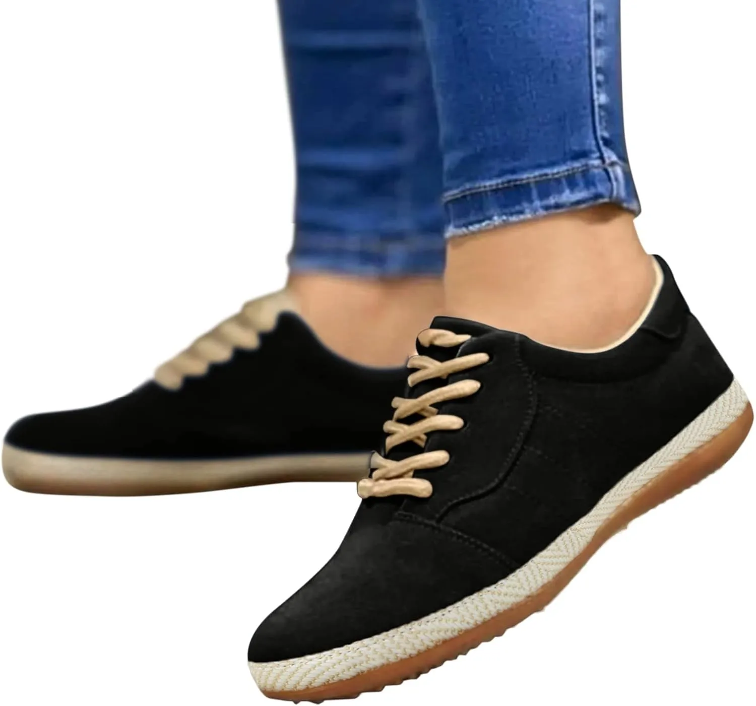 Black Tennis Shoes Women Slip Ons Women's Casual Slip-On Shoes Winter Tennis Shoes Women White Women's Sneakers Size 8 White Zapatos Negros Con Plataforma De Vestir para Mujer