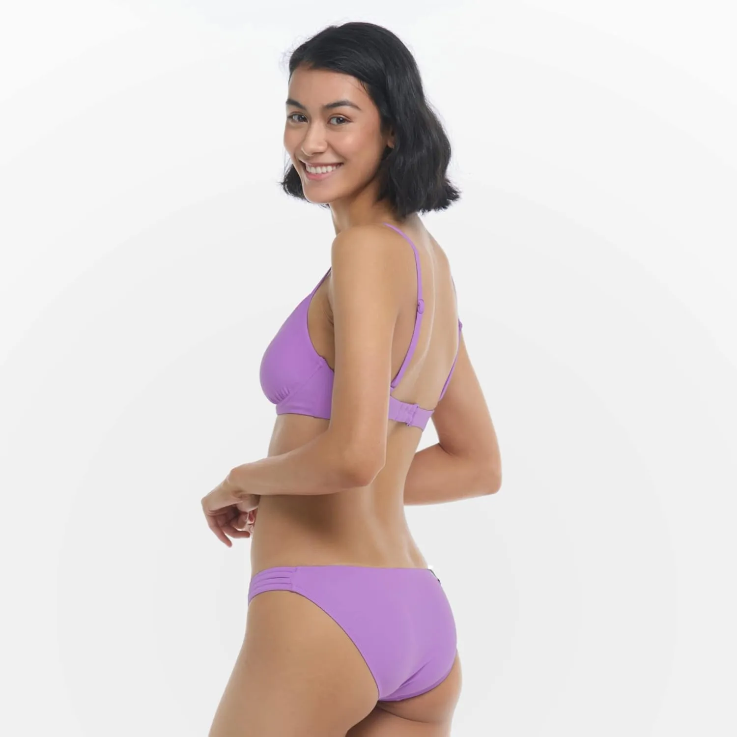 Body Glove Women's Standard Smoothies Flirty Surf Rider Solid Bikini Bottom Swimsuit