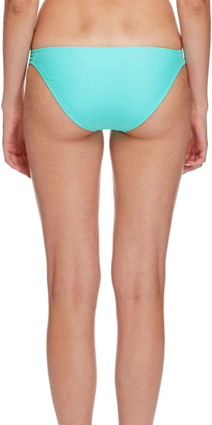 Body Glove Women's Standard Smoothies Flirty Surf Rider Solid Bikini Bottom Swimsuit