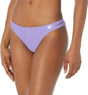 Body Glove Women's Standard Smoothies Flirty Surf Rider Solid Bikini Bottom Swimsuit