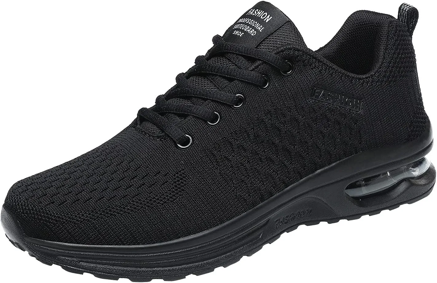 BORAMAX Mens Walking Shoes Running Sneakers Breathable Slip On Athletic Shoes for Workout Gym Jogging Training