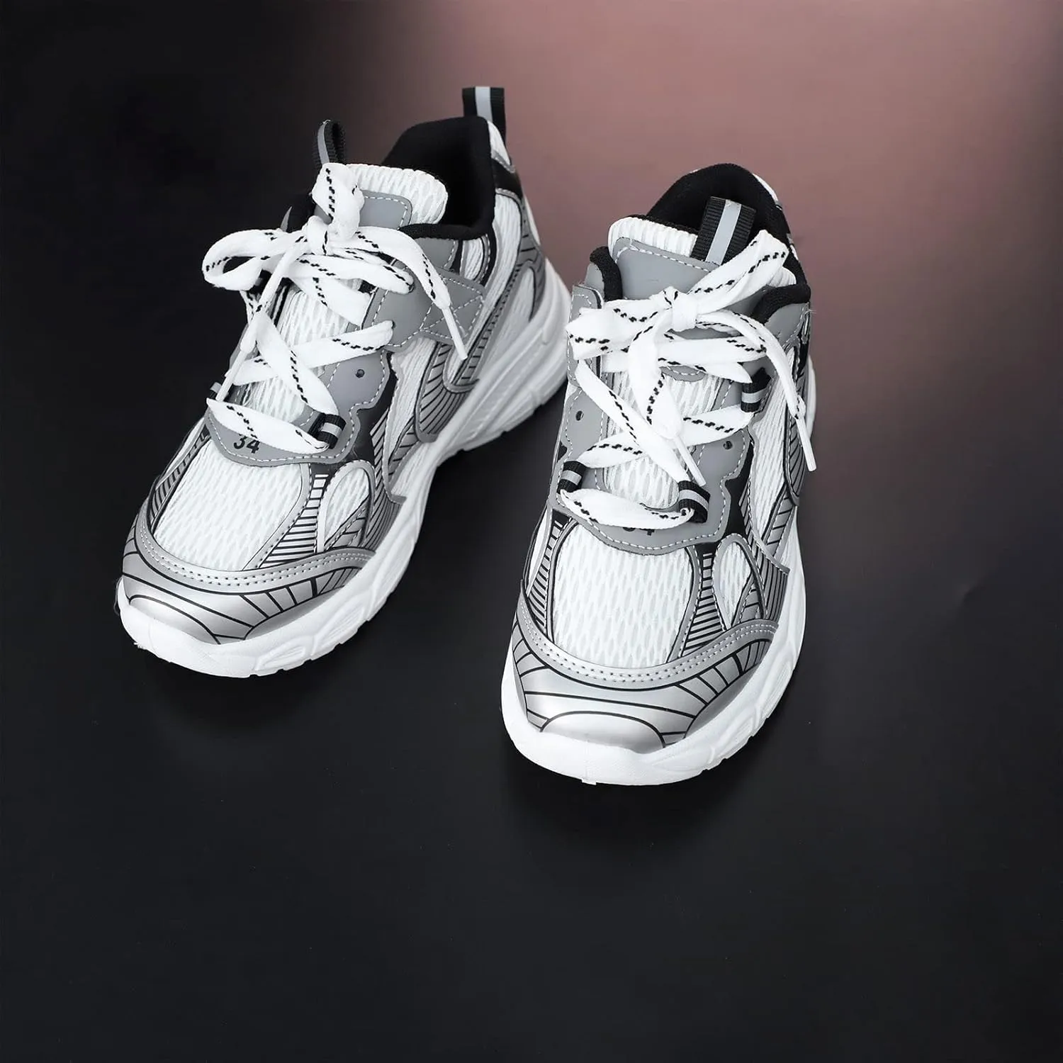 Boys Girls Shoes Kids Tennis Running Athletic Sport Sneakers Breathable Non Slip Mesh Comfortable Girls Dress Shoes
