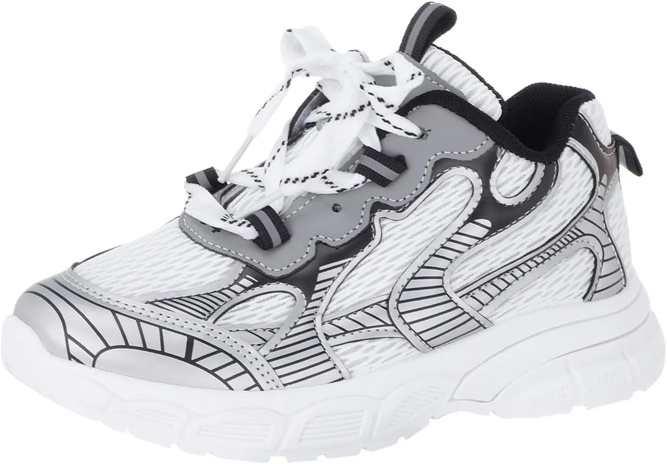 Boys Girls Shoes Kids Tennis Running Athletic Sport Sneakers Breathable Non Slip Mesh Comfortable Girls Dress Shoes