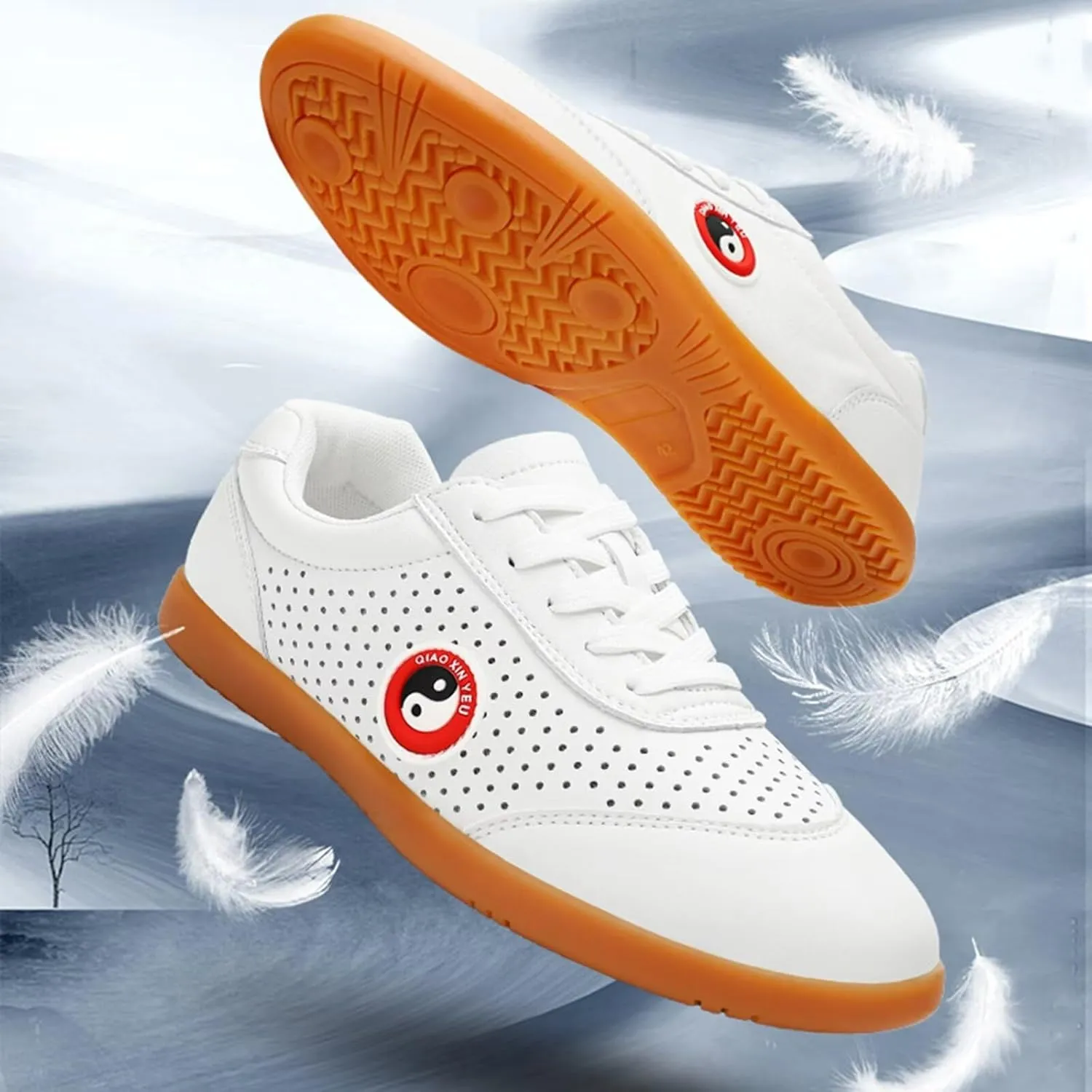 Breathable Martial Arts Shoes Sneakers for Women Non-Slip Taekwondo Shoes Unisex Kung Fu Taichi Sport Shoes for Daily Training Exercises Shoes