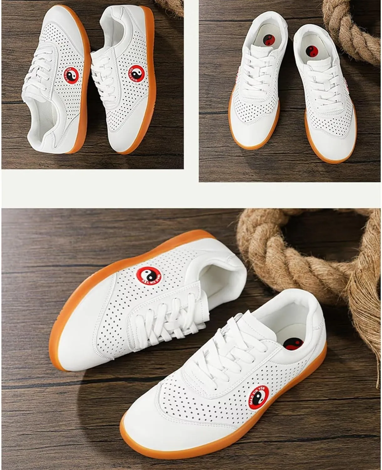 Breathable Martial Arts Shoes Sneakers for Women Non-Slip Taekwondo Shoes Unisex Kung Fu Taichi Sport Shoes for Daily Training Exercises Shoes