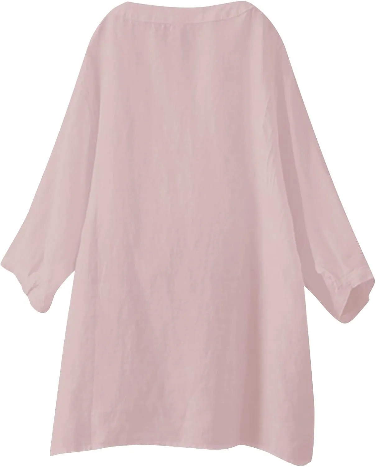 Button Down Shirts Linen Tops Long Sleeve Shirt Women Boho Autumn Ladies Summer Casual Blouses