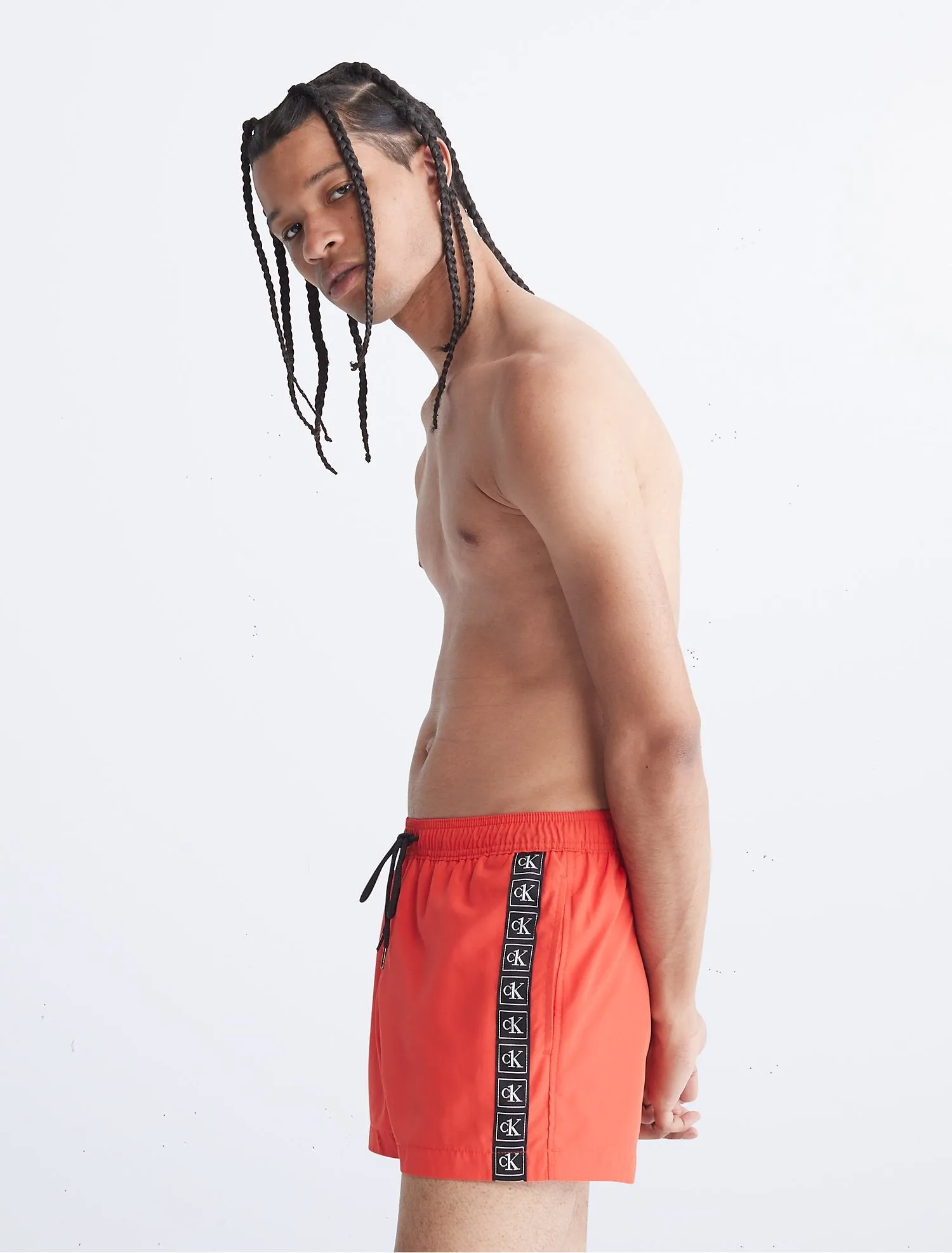 Calvin Klein CK One Drawstring Short Swim Shorts - Men