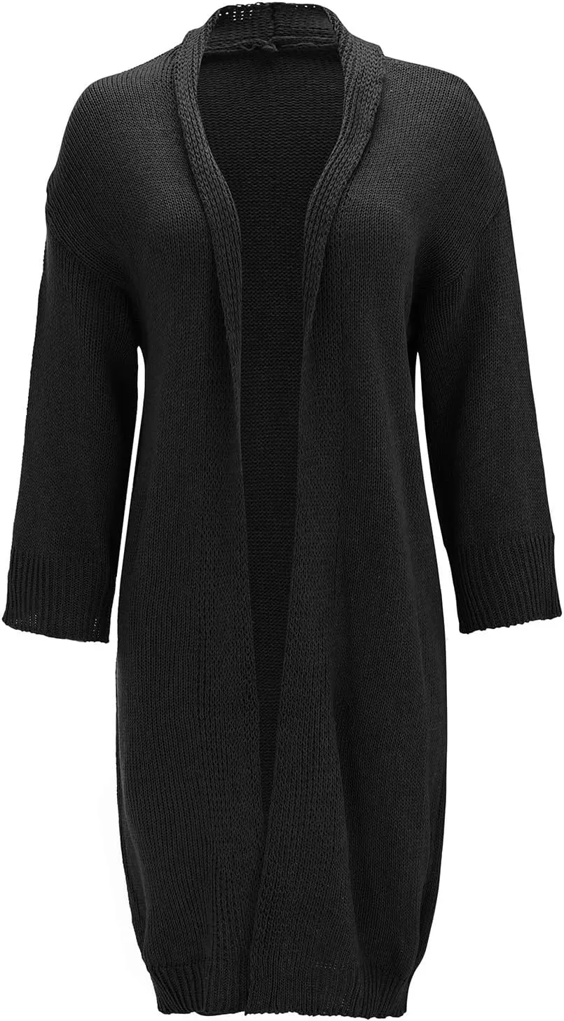 Cardigans for Women Casual Long Sleeve Button Sweater Cardigan Coat Loose Coarse Yarn Time Halloween Cardigan for