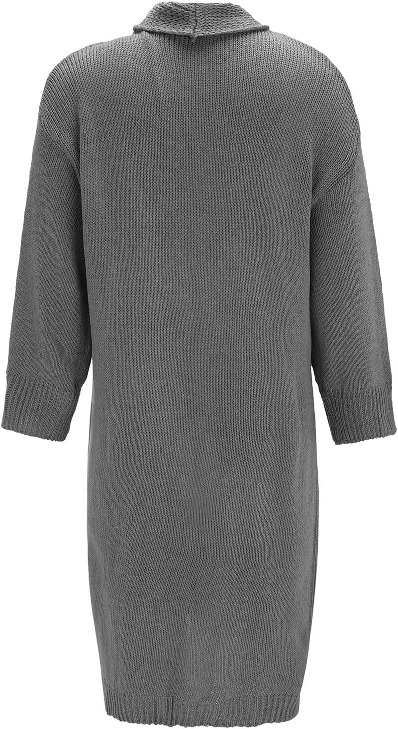 Cardigans for Women Casual Long Sleeve Button Sweater Cardigan Coat Loose Coarse Yarn Time Halloween Cardigan for