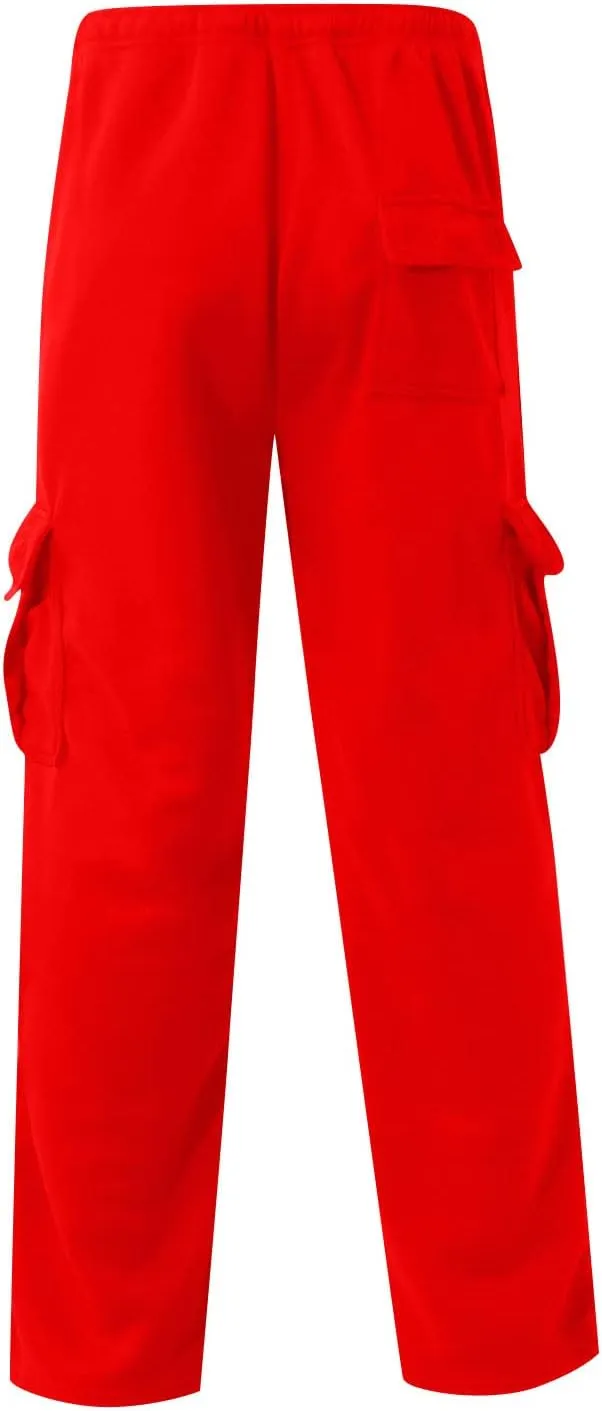 Cargo Pants for Men Relaxed Fit Pants Cargo Pants Fashion Baggy Pants Drawstring Trousers Baggy with Pockets