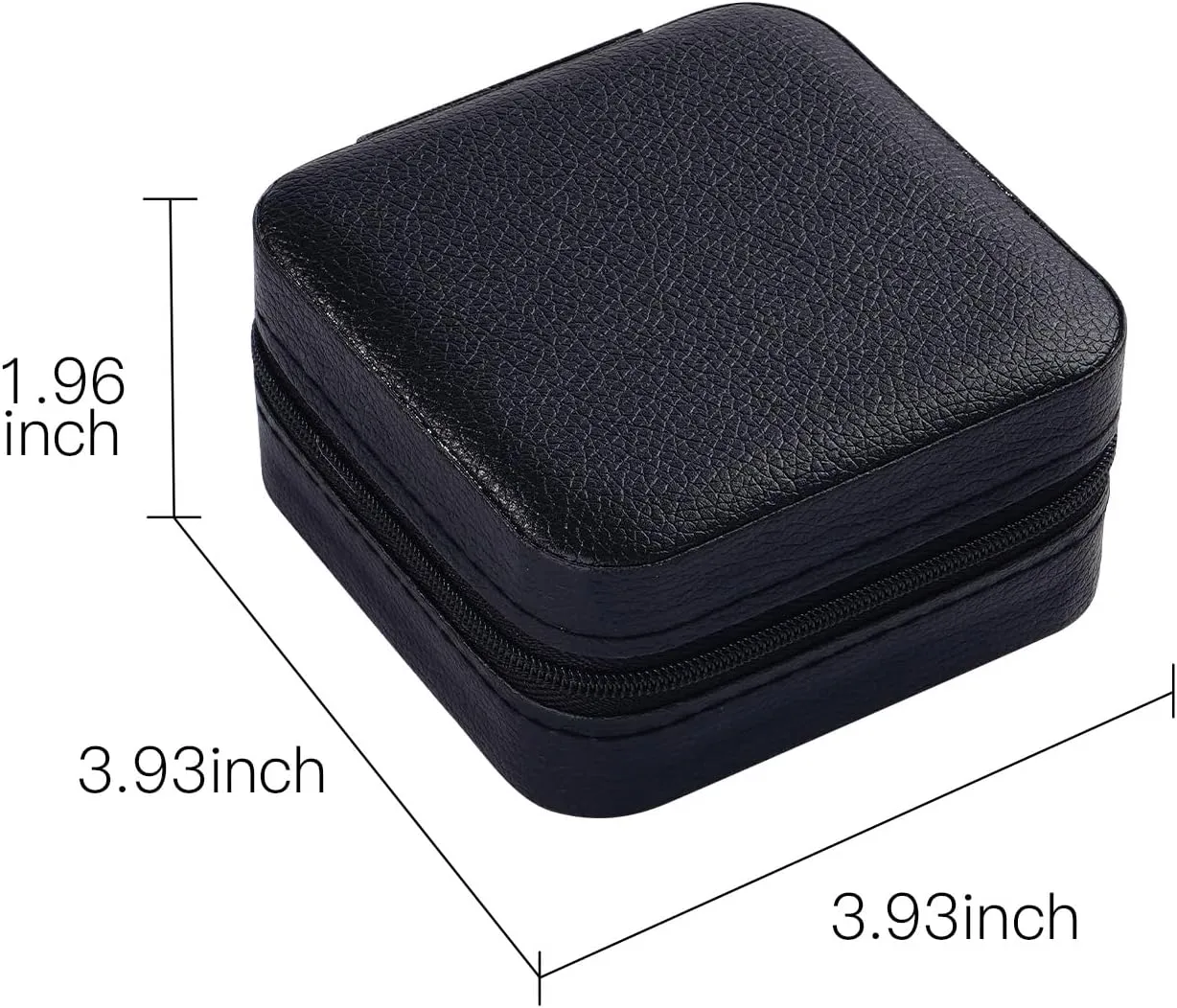 CASEGRACE Travel Jewelry Case, Small Jewelry Box Portable Jewelry Travel Organizer Display Storage Case for Rings Earring Necklace Bracelet, Gift for Women Girl