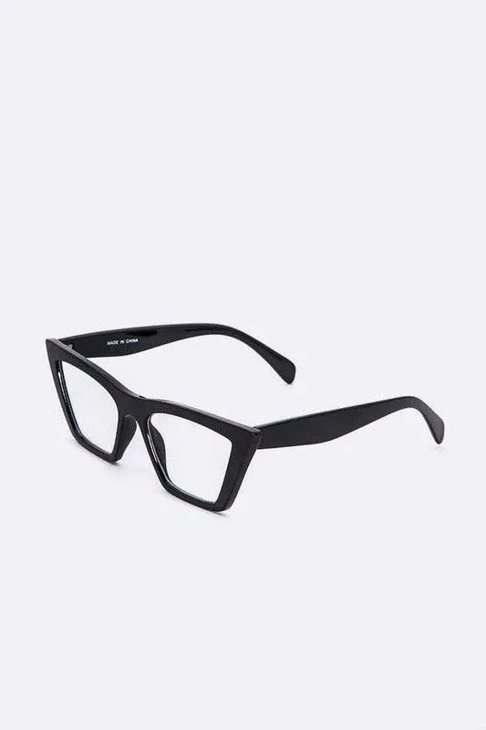 Cat Eye Clear Lens Glasses