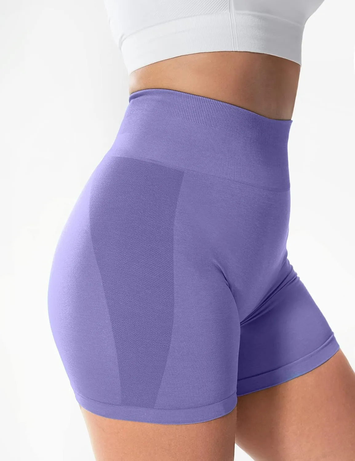 CELER Womens Workout Shorts Seamless Scrunch Butt Gym Shorts High Waisted Yoga Athletic Booty Shorts