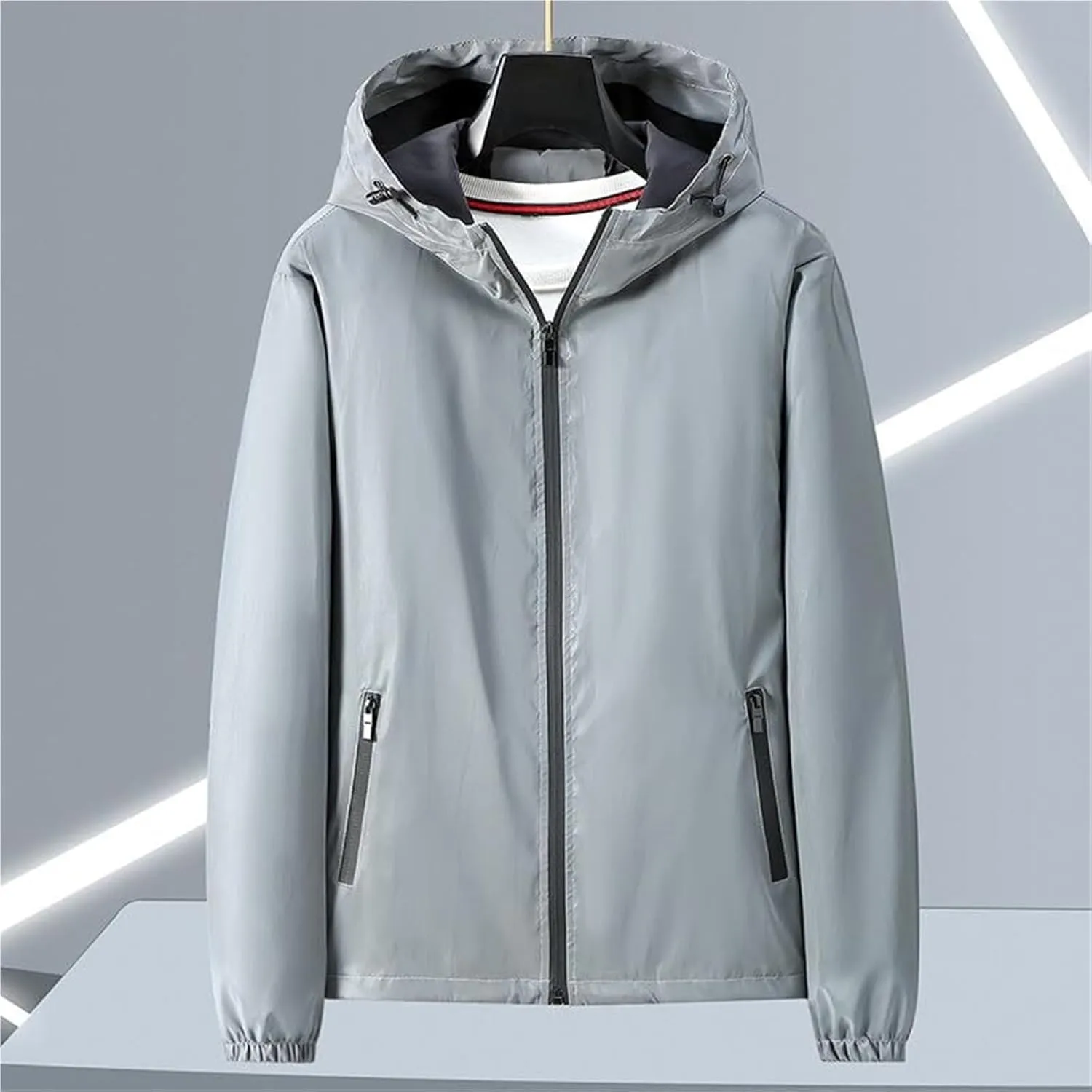 Chromashift Reflective Windbreaker for Men  Color-Shifting, Waterproof, Windproof, Lightweight Jacket