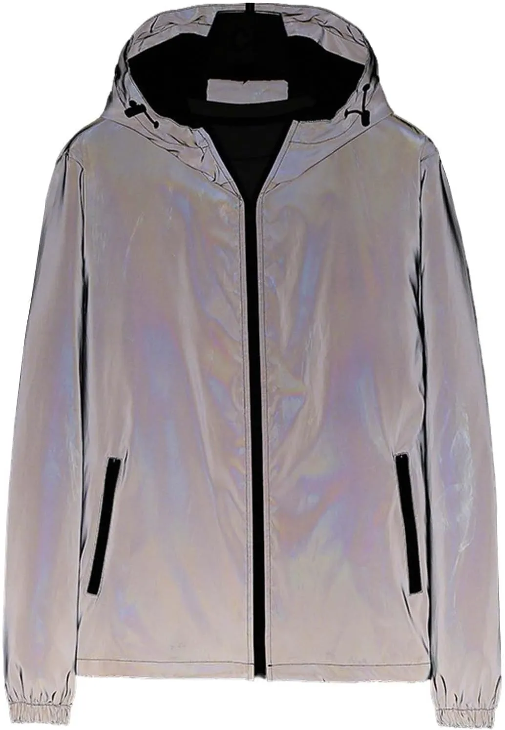 Chromashift Reflective Windbreaker for Men  Color-Shifting, Waterproof, Windproof, Lightweight Jacket