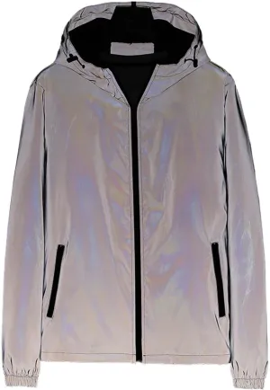 Chromashift Reflective Windbreaker for Men  Color-Shifting, Waterproof, Windproof, Lightweight Jacket