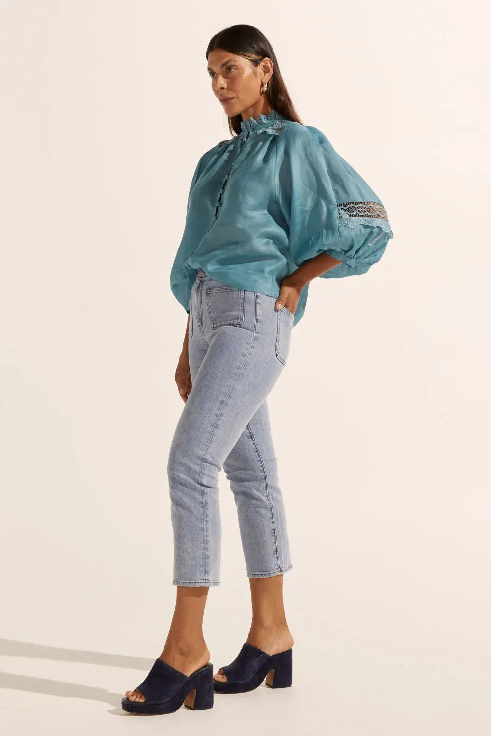 College Jean - Washed Denim