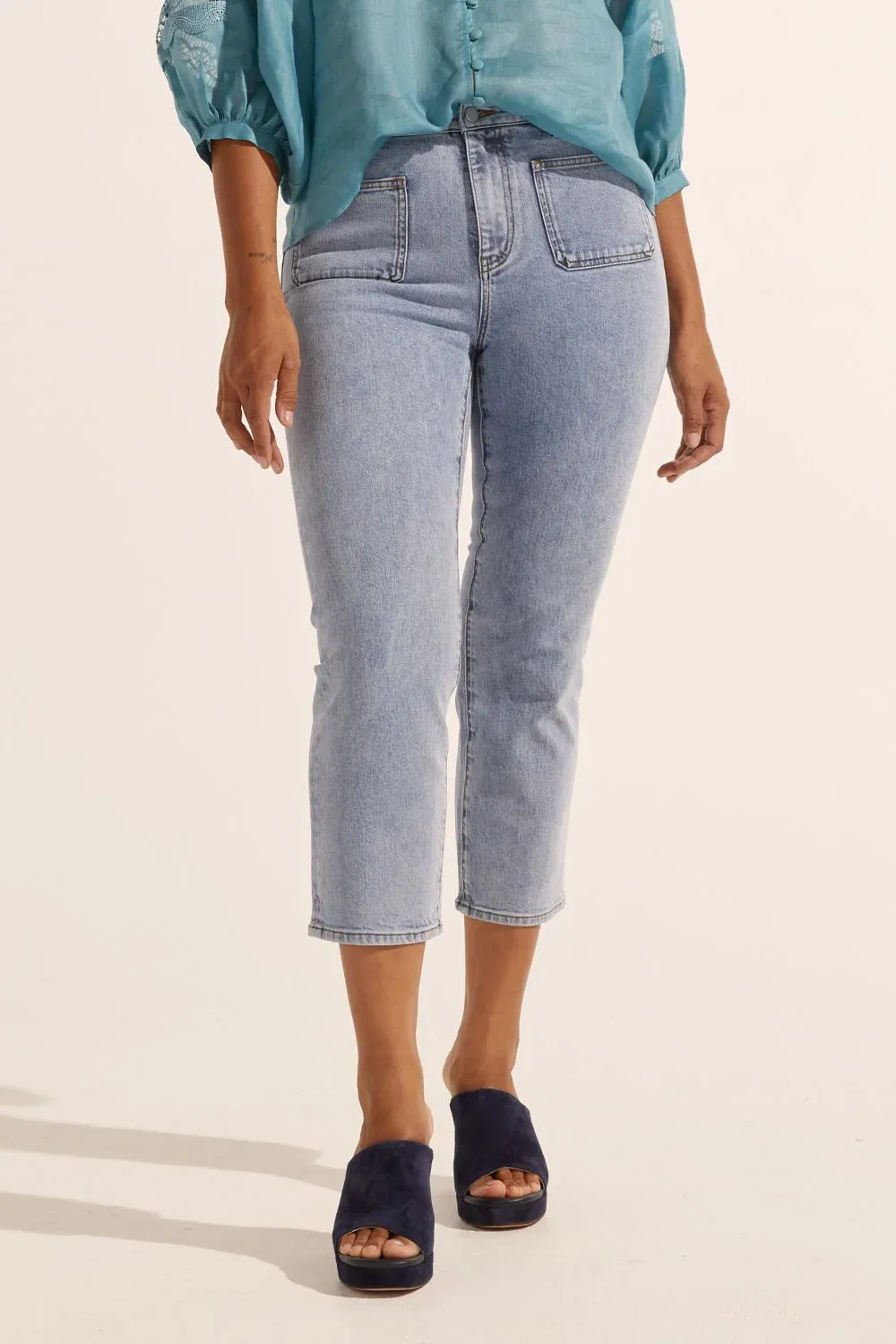 College Jean - Washed Denim