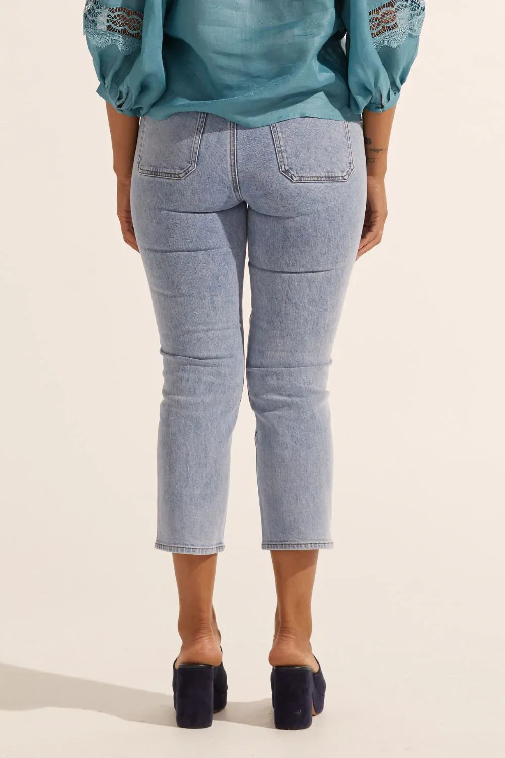 College Jean - Washed Denim