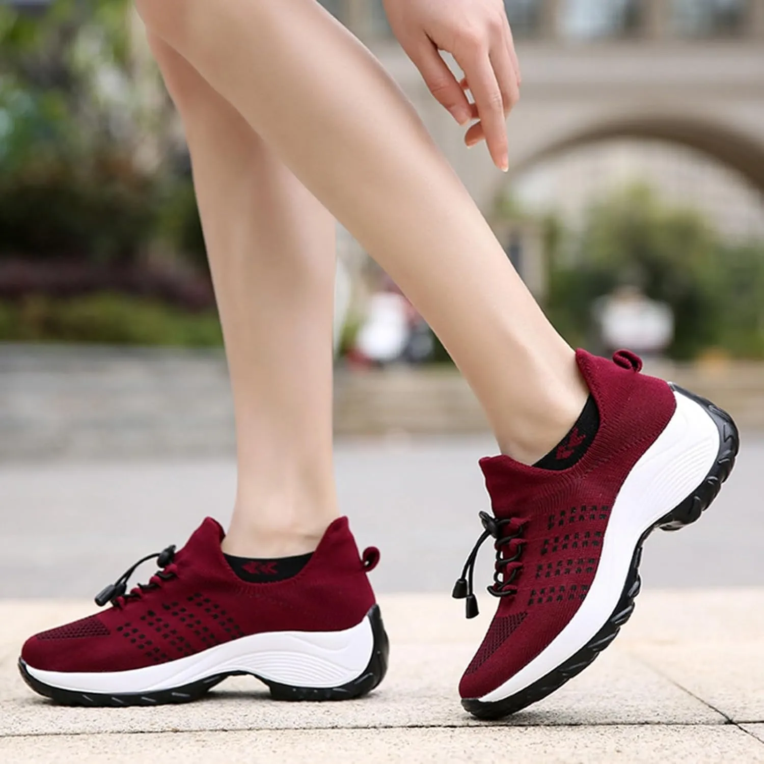 Comfort Wear Shoes for Women Comfortwear Orthopedic Sneakers Ortho Breathable Shoes for Plantar Fasciitis