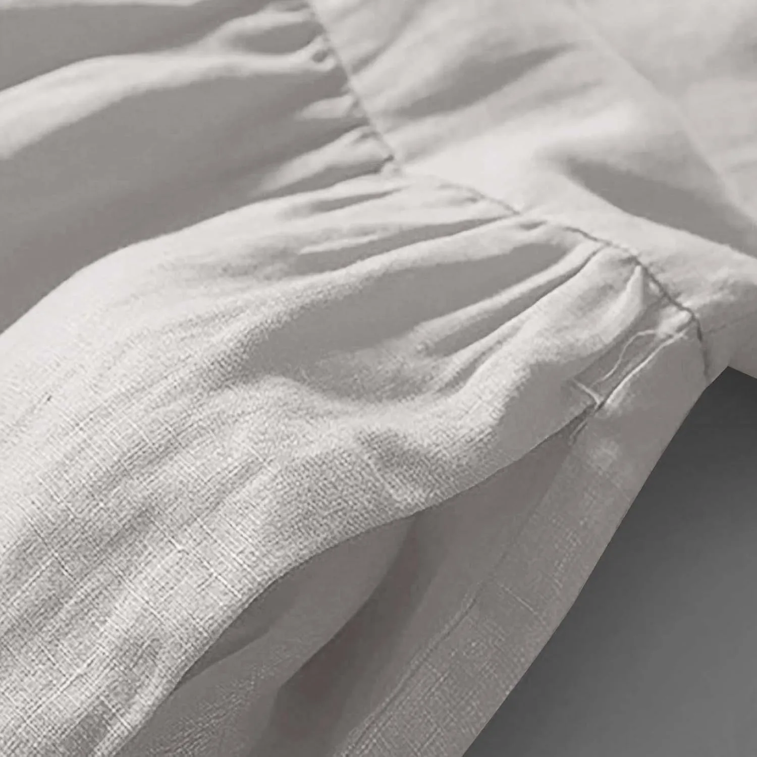 Cotton Linen Dresses for Women Casual Short Sleeve Collared Maxi Dress Spring Vacation Fashion Elegantes Dresses